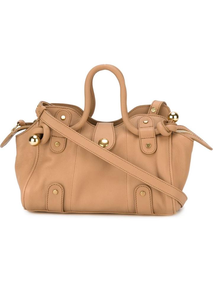 See By Chloé Dixie Tote, Women's, Nude/neutrals, Calf Leather