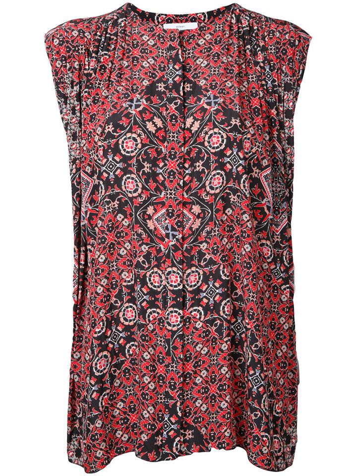 Astraet - Printed Sleeveless Blouse - Women - Polyester - One Size, Polyester