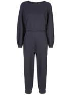Tibi Mercer Ruched Front Jumpsuit - Blue