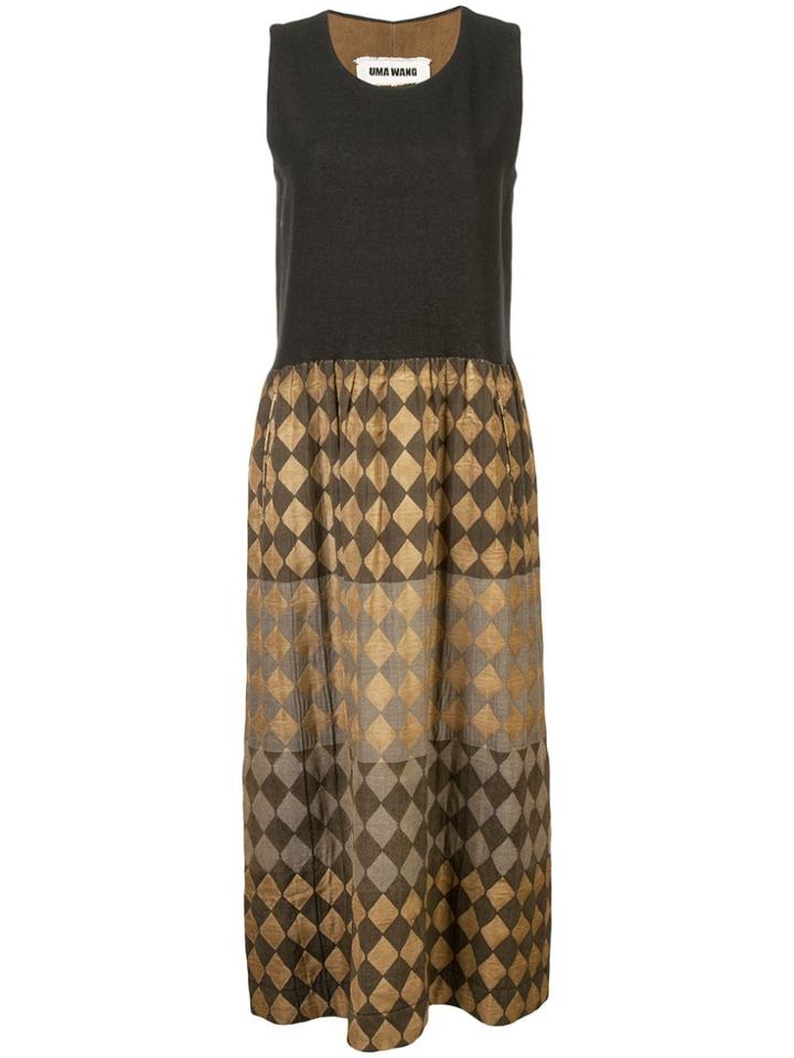 Uma Wang Sleeveless Dress - Brown