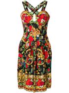 Christian Lacroix Pre-owned Lace-up Patterned Dress - Multicolour