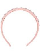 Red Valentino - Studded Headband - Women - Calf Leather/metal - One Size, Pink/purple, Calf Leather/metal