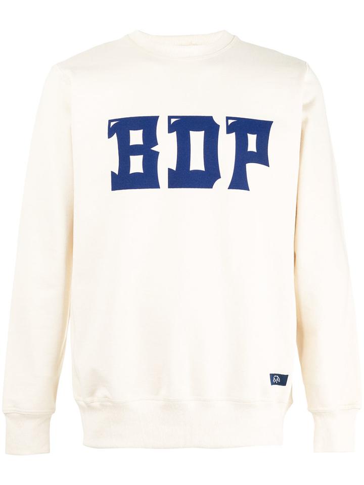 Bleu De Paname Logo Print Sweatshirt, Men's, Size: Medium, Nude/neutrals, Cotton