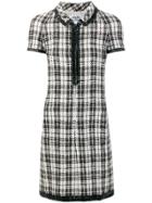 Chanel Vintage Checked Dress - White