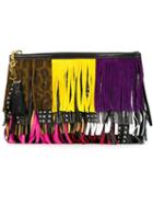 Saint Laurent 'monogram' Fringed Clutch