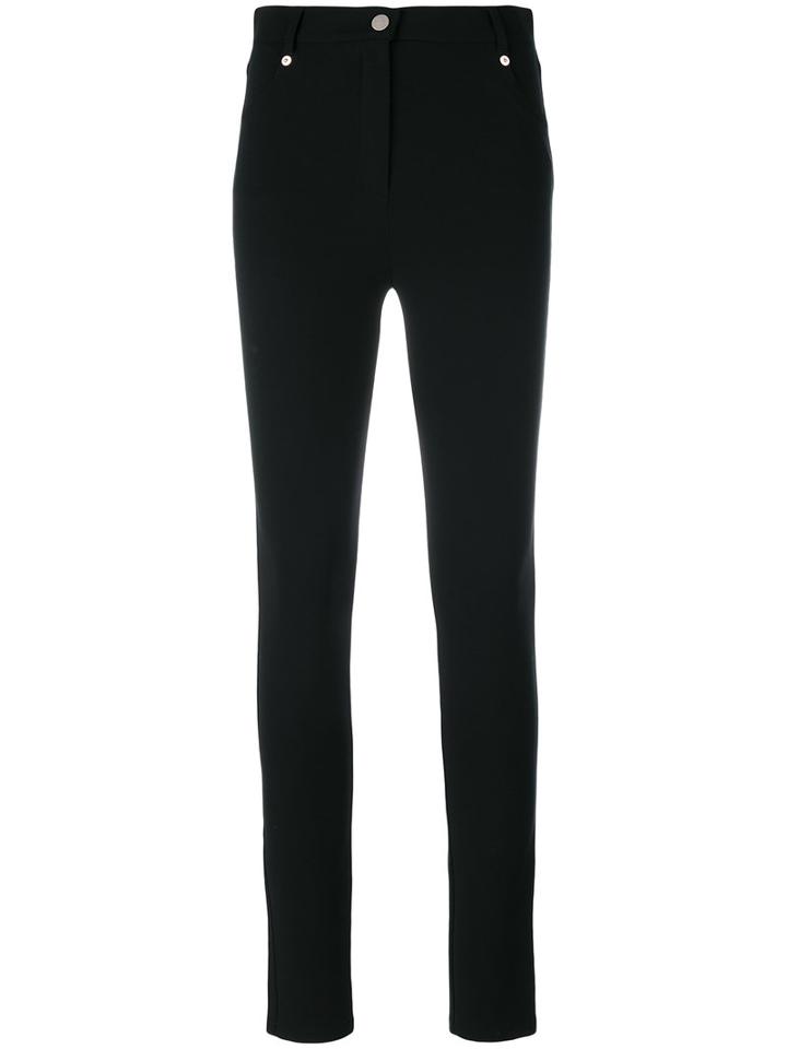 Givenchy - Skinny Trousers - Women - Silk/polyamide/spandex/elastane/viscose - 36, Black, Silk/polyamide/spandex/elastane/viscose