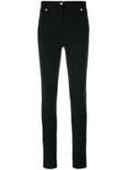 Givenchy - Skinny Trousers - Women - Silk/polyamide/spandex/elastane/viscose - 36, Black, Silk/polyamide/spandex/elastane/viscose