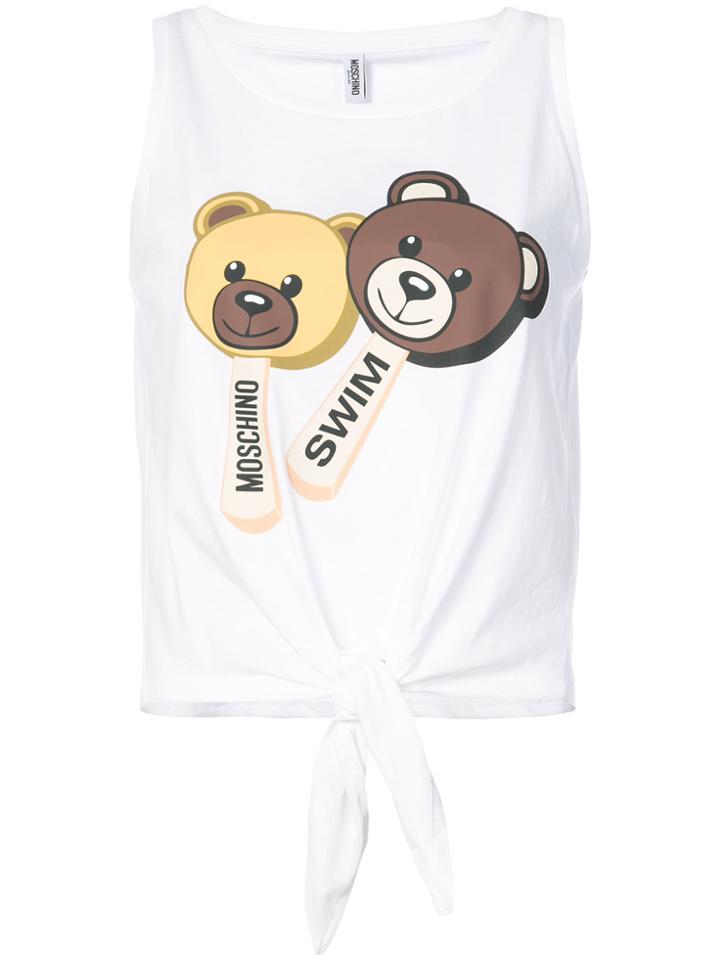 Moschino Teddy Tank Top - White