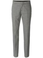 Giambattista Valli Houndstooth Pattern Tapered Trousers - Black