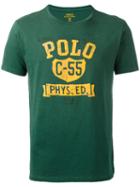 Polo Ralph Lauren Logo Patch T-shirt, Men's, Size: Medium, Green, Cotton