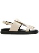 Marni Fussbett Fringed Sandals - Nude & Neutrals