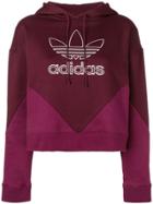 Adidas Clrdo Cropped Hoodie - Red