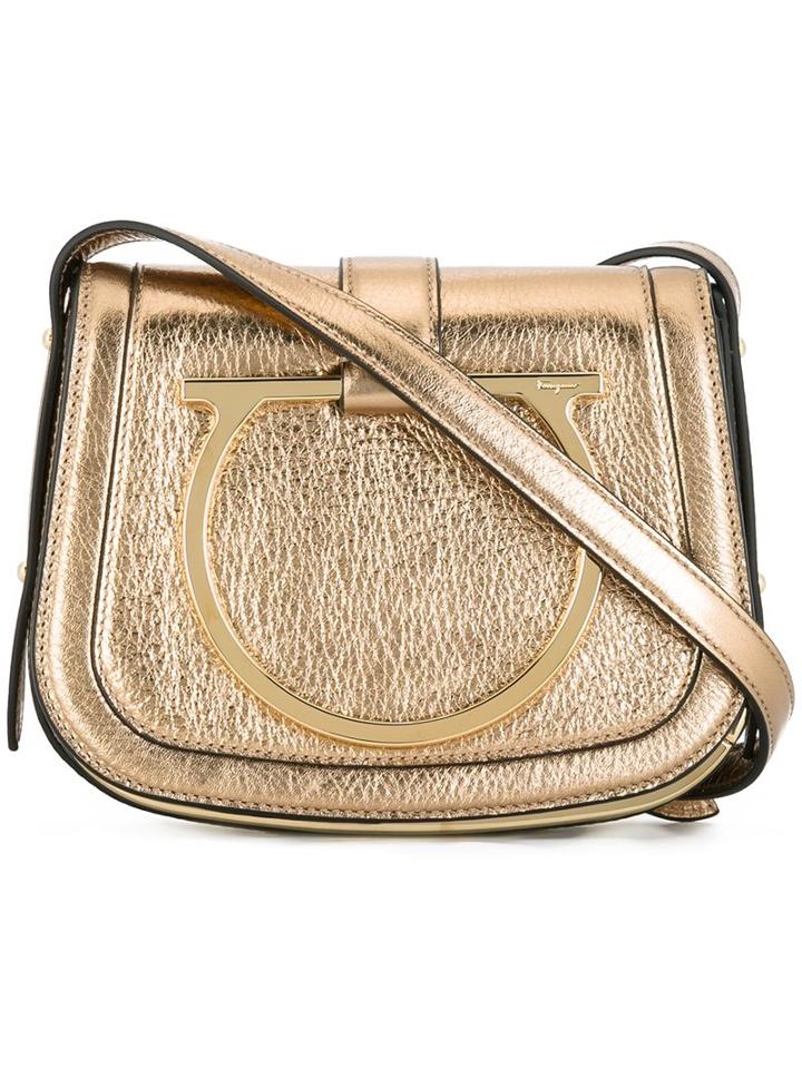 Salvatore Ferragamo 'sabine' Shoulder Bag, Women's, Grey