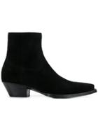 Saint Laurent Lukas 40 Ankle Boots - Black