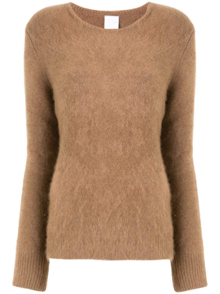 Cityshop Round Neck Jumper - Brown
