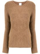 Cityshop Round Neck Jumper - Brown
