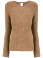 Cityshop Round Neck Jumper - Brown