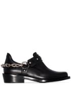 Paco Rabanne Chain-trimmed Ankle Boots - Black