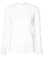 Fabiana Filippi High Neck Sweater - White