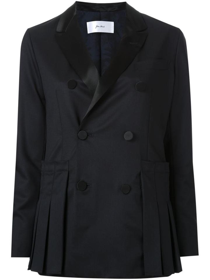 Julien David Pleated Blazer