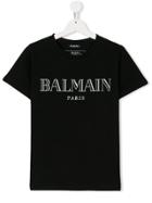 Balmain Kids Printed T-shirt - Black
