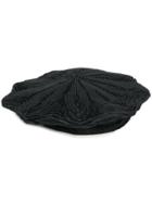 Issey Miyake Knitted Flat Cap - Black
