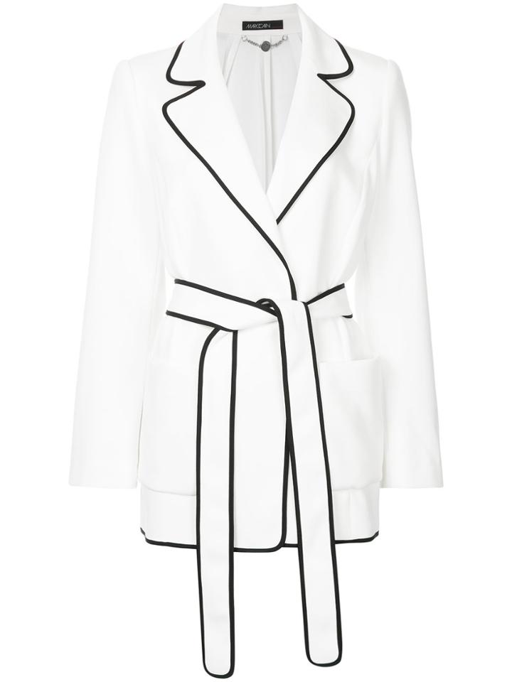 Marc Cain Belted Blazer - White