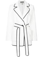 Marc Cain Belted Blazer - White