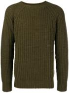 Officine Generale Knitted Jumper - Green