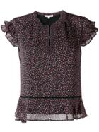 Rebecca Minkoff Floral Print Blouse - Black