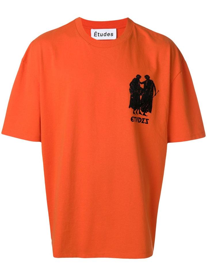Études Museum Print T-shirt - Yellow & Orange