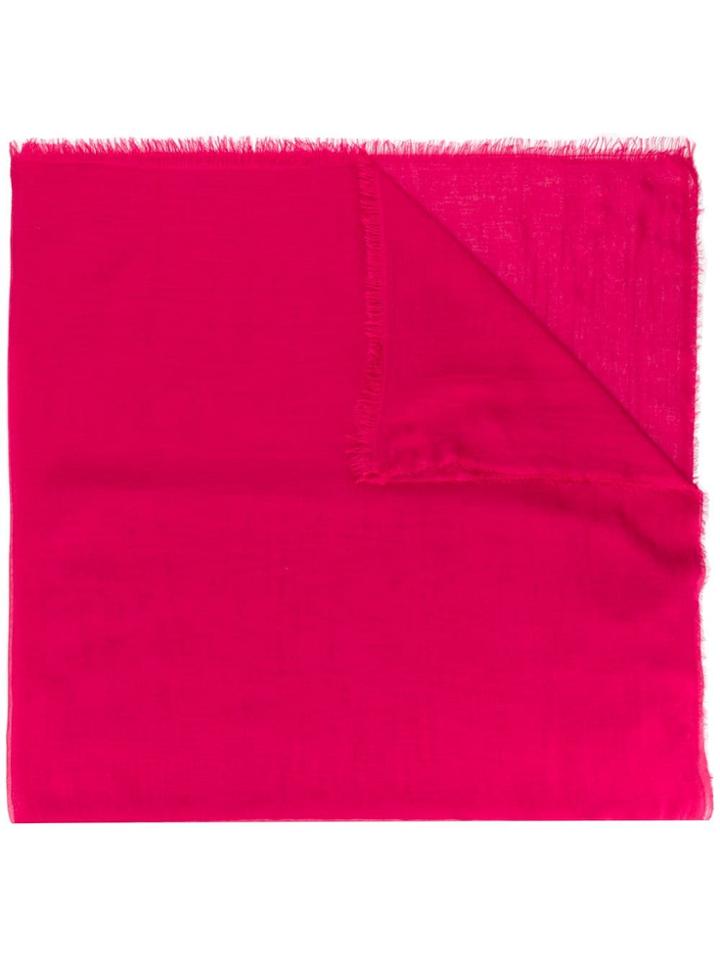 Faliero Sarti Plain Scarf - Pink