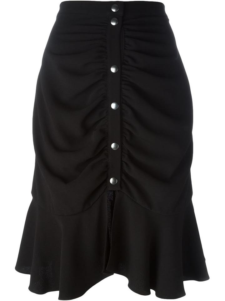 J.w. Anderson Ruffled Hem Draped Skirt