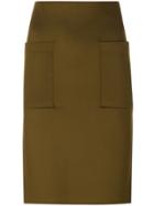 By Malene Birger Classic Pencil Skirt - Green