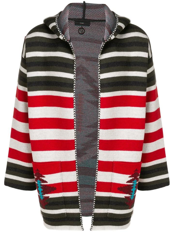 Alanui Navaro Striped Hoodie - Neutrals