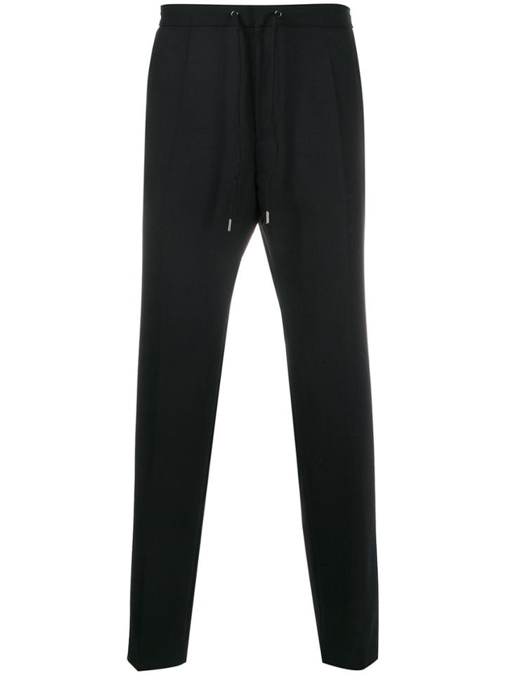 Boss Hugo Boss Slim-fit Knitted Trousers - Black