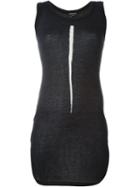 Ann Demeulemeester Stripe Long Fit Tank Top