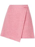 Ermanno Ermanno Wrap-around Mini Skirt - Pink