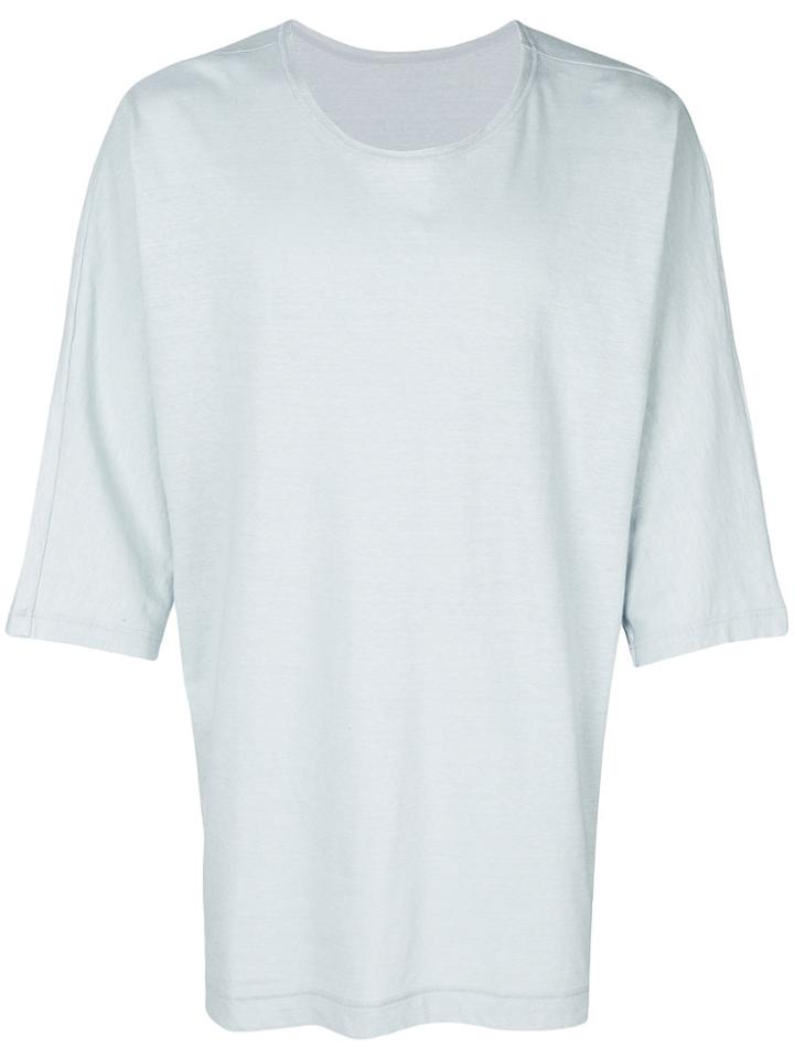 Homme Plissé Issey Miyake Plain Oversize T-shirt - Blue