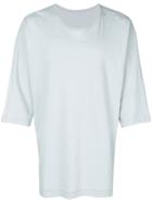 Homme Plissé Issey Miyake Plain Oversize T-shirt - Blue