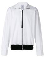 D.gnak Contrast Zip Jacket - White