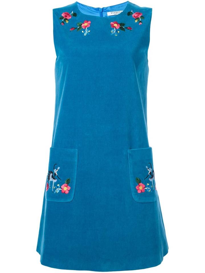 Vivetta Embroidered Mini Dress