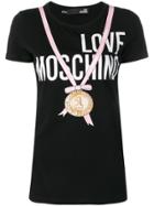 Love Moschino Medallion Print T-shirt - Black