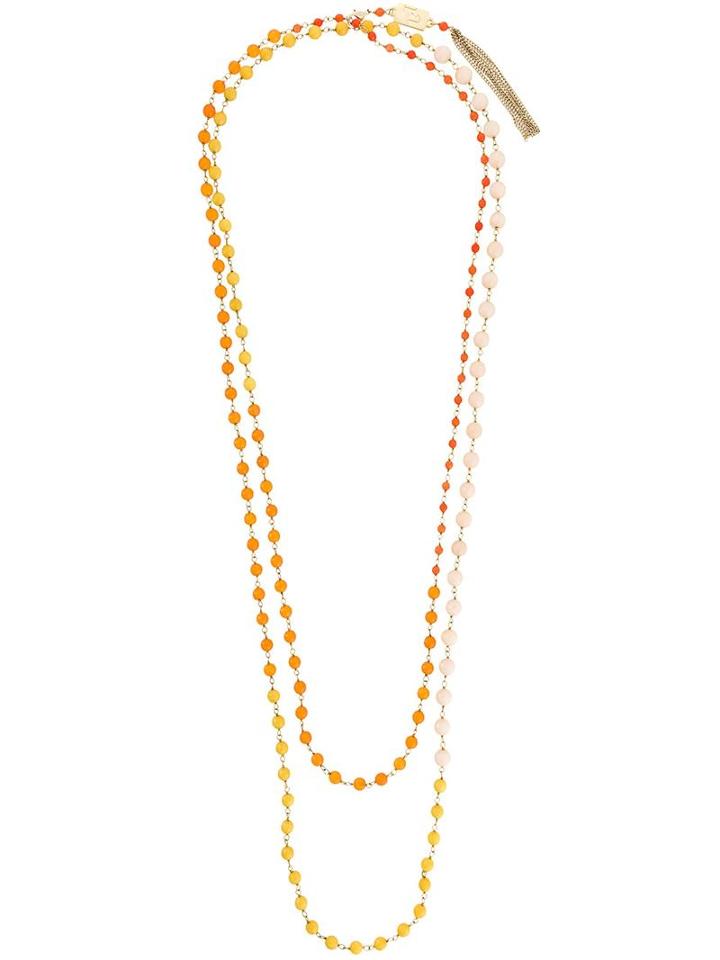 Rosantica Beaded Necklace, Women's, Yellow/orange