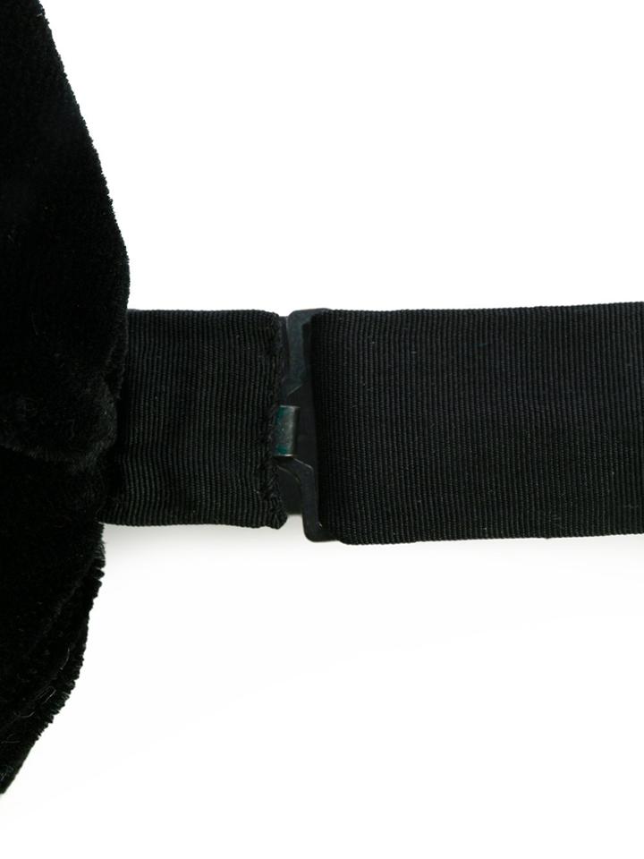 Jupe By Jackie Polka Dot Bow Tie - Black