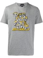 Just Cavalli Tiger Print T-shirt - Grey