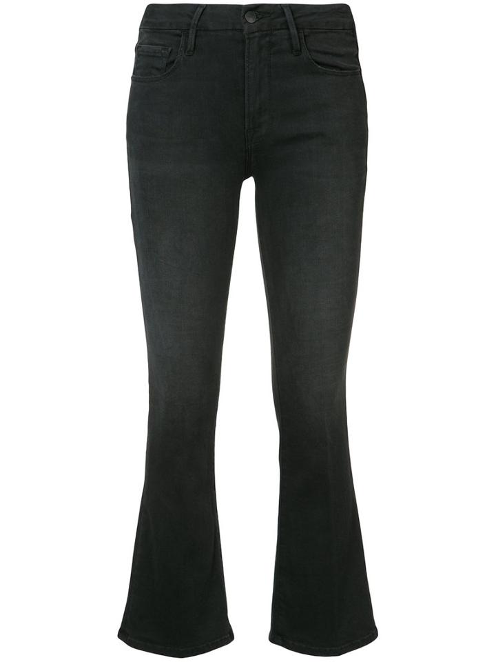 Frame Denim - Cropped Jeans - Women - Cotton/polyester/spandex/elastane/modal - 29, Grey, Cotton/polyester/spandex/elastane/modal