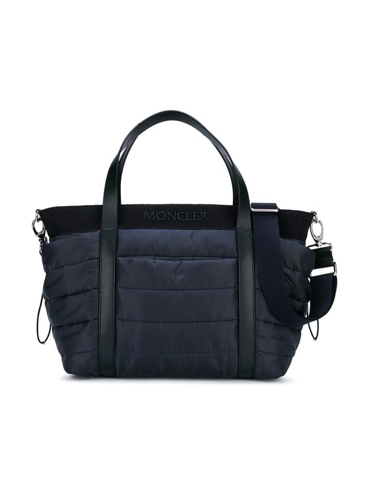 Moncler Kids Top Handles Changing Bag - Blue