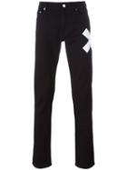Kenzo X Print Slim-fit Jeans, Men's, Size: 29, Black, Cotton/spandex/elastane/polyester