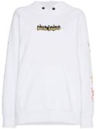 Palm Angels Oversized Logo Hoodie - White